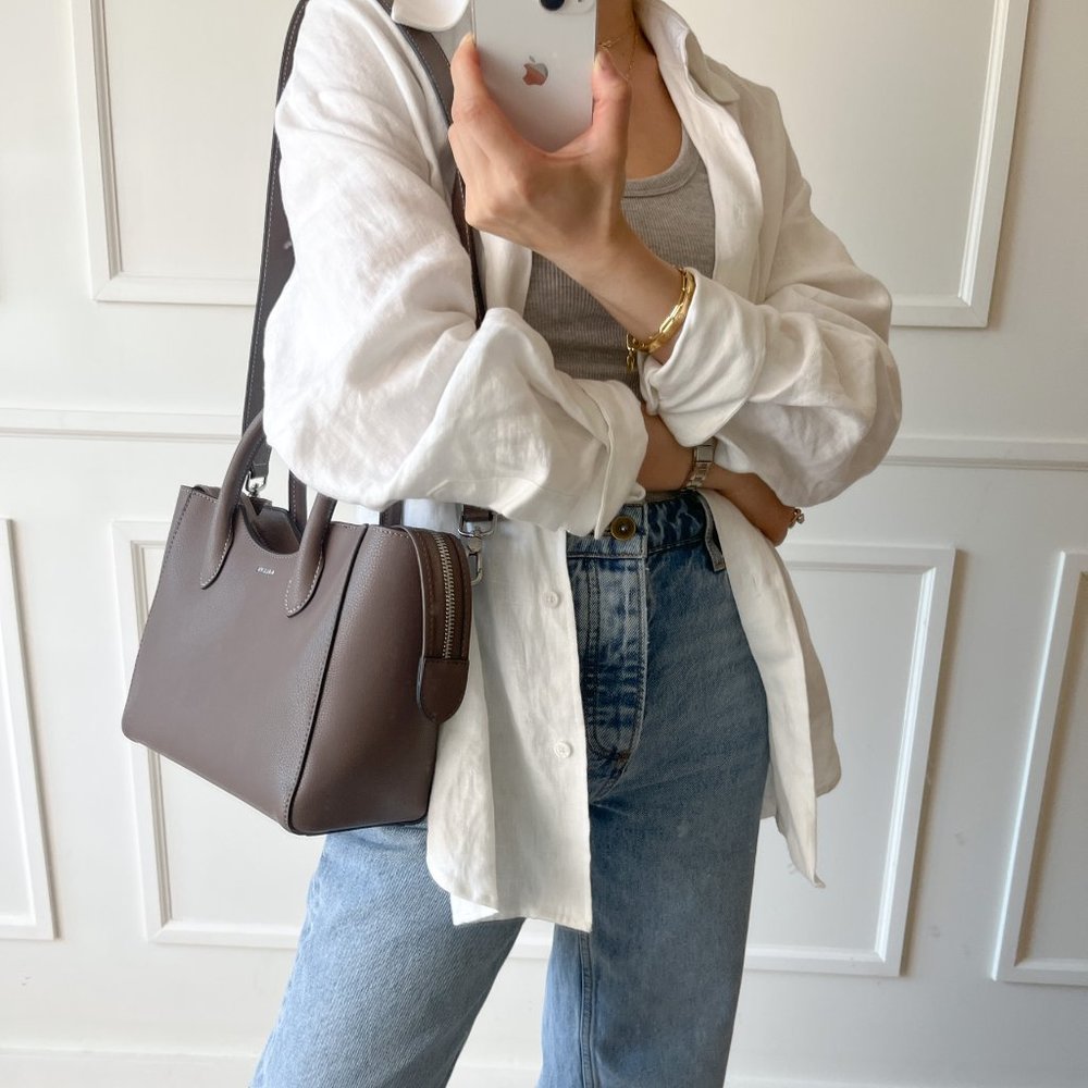 Lilly Satchel in Wood Berry by AALLYN - Picture 2 of 11